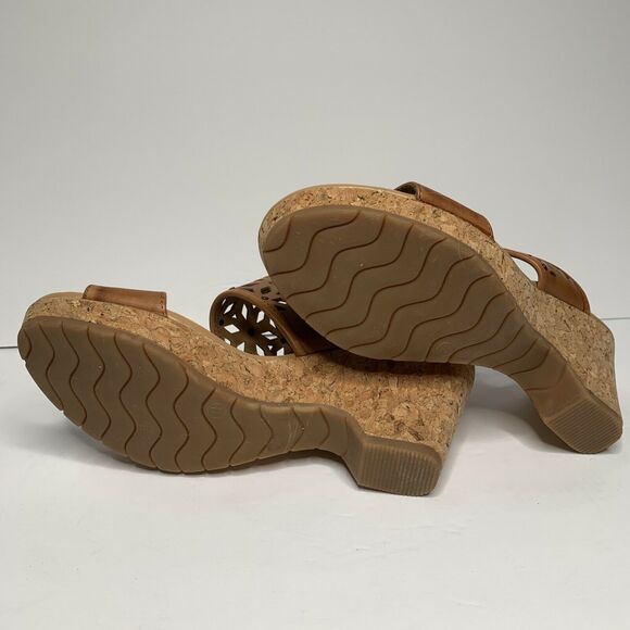 Franco Fortini Leslie Brown Wedges NEW Size 7.5M - Picture 7 of 9